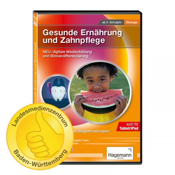 Didaktische DVD Gesunde Ernährung und Zahnpflege (tabletfähig)