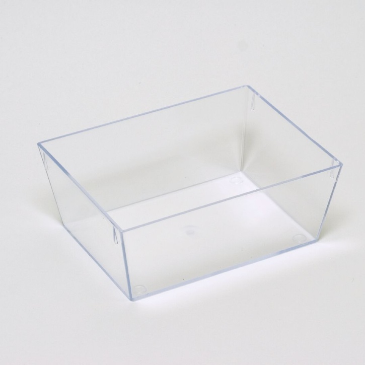Kunststoffwanne, transparent, 173x132x70mm