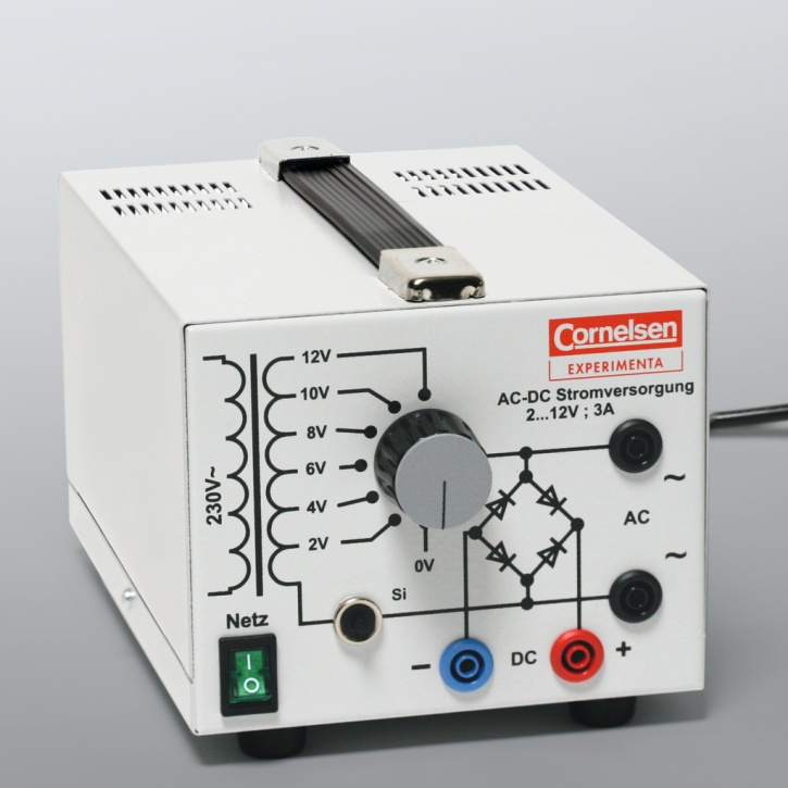 Stromversorgungsgerät, 2 bis 12 V/3 A