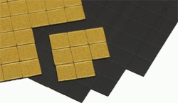 selbstklebedne Magnete 1x1 cm, P/100