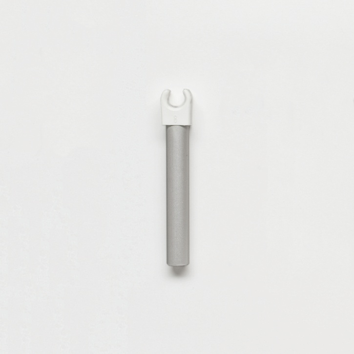 Halteclips an Stab 60 mm, Clip-Durchmesser 8 mm Halteclips an Stab 60 mm, Clip-Durchmesser 8 mm