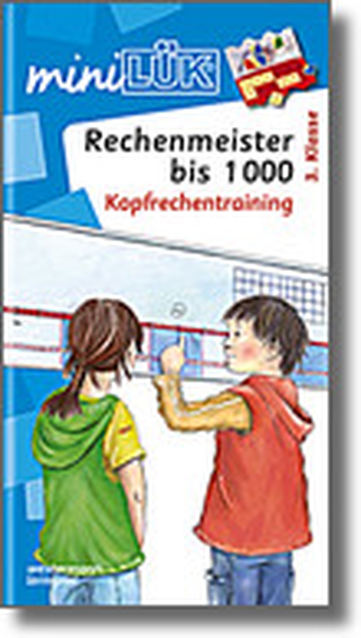 mini-Lük Heft Rechenmeister bis 1000