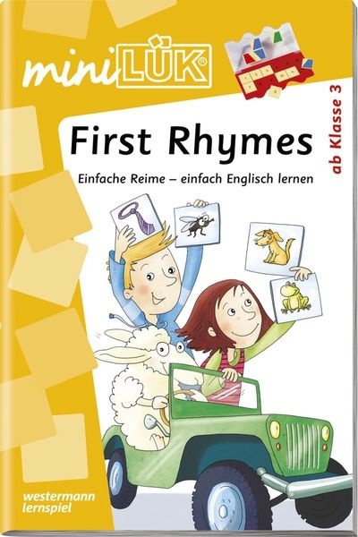 mini-Lük Heft First Rhymes, Einfache Reime - einfach Englisch lernen