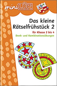 mini-Lük Heft Das kleine Rätselfrühstück Klasse 2-4