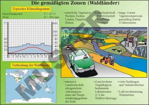 Transparentsatz Die Gemäßigten Zonen