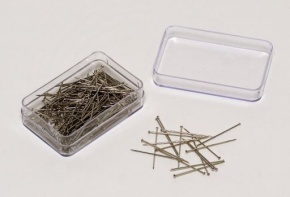Satz (200) Stecknadeln in Kunststoffschachtel