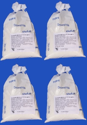 Spezialnährboden Medium Blue für Drosophila-Kulturen, Instant, 4 x4 Liter