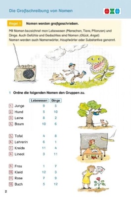 mini-Lük Heft Klein- oder Großschreibung