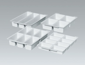 Einsatz, mit 3 Fächern (Facheinsätze)