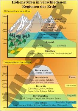 Transparentsatz Die Hochgebirge